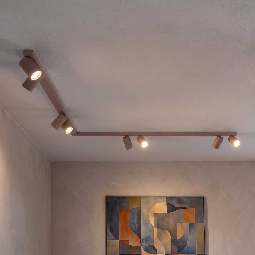 BRILAGI - Virziena gaismeklis SELE LONG 8xGU10/30W/230V bēšs