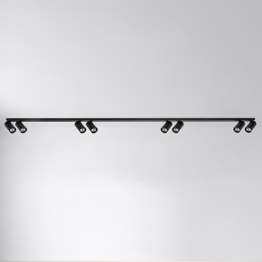 Brilagi - Virziena gaismeklis SELE LONG 8xGU10/30W/230V melns