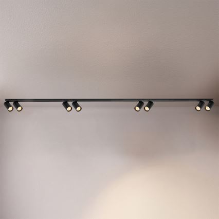 Brilagi - Virziena gaismeklis SELE LONG 8xGU10/30W/230V melns
