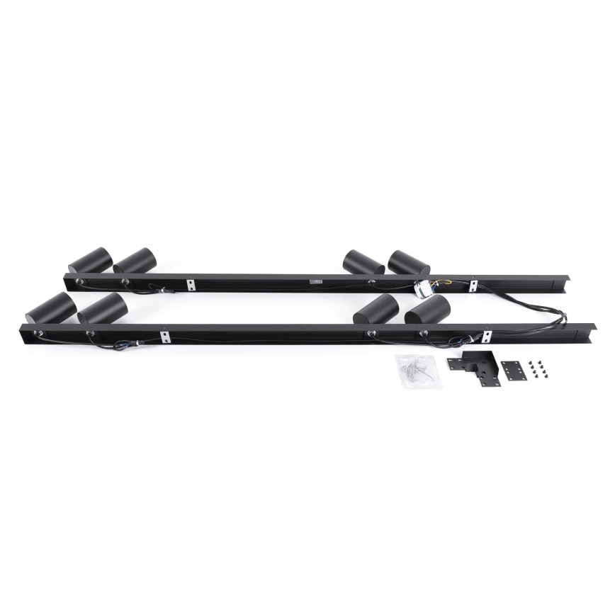 BRILAGI - Virziena gaismeklis SELE LONG 8xGU10/30W/230V melns