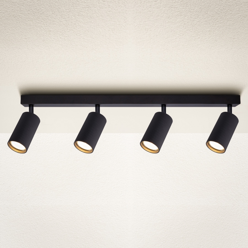 Brilagi - Virziena gaismeklis SELE MODERN 4xGU10/30W/230V melns