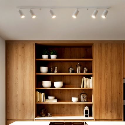 Brilagi - Virziena gaismeklis SELE MODERN 6xGU10/30W/230V balts