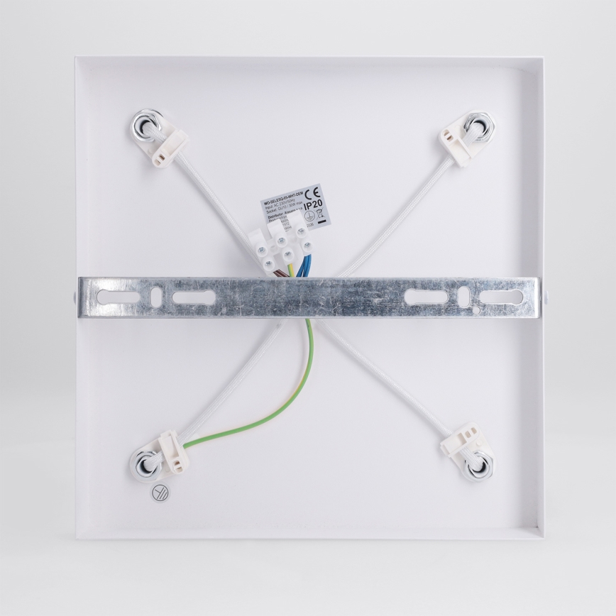 BRILAGI - Virziena gaismeklis SELE SQUARE 4xGU10/30W/230V balts/ozola dekors