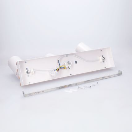Brilagi - Virziena gaismeklis SELE WOOD ACOUSTIC 3xGU10/30W/230V balts/koka