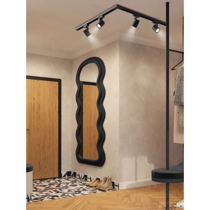 Brilagi - virziena gaismeklis sliežu sistēmai HUSKY 4xGU10/10W/230V melns