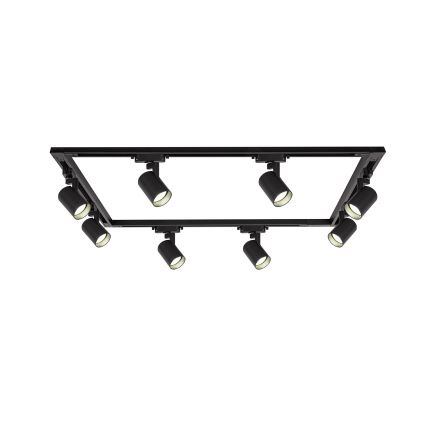 Brilagi - Virziena gaismeklis sliežu sistēmai HUSKY 8xGU10/10W/230V, melns