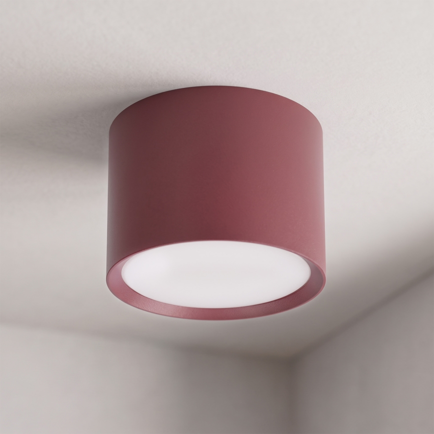 BRILAGI - Virziena gaismeklis SMOOTH 1xGX53/15W/230V 60x82 mm burgundijas sarkans