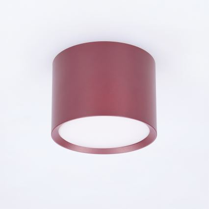 BRILAGI - Virziena gaismeklis SMOOTH 1xGX53/15W/230V 60x82 mm burgundijas sarkans