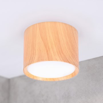 BRILAGI - Virziena gaismeklis SMOOTH 1xGX53/15W/230V 60x82 mm ozolkoka apdare