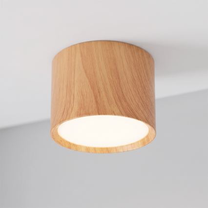 BRILAGI - Virziena gaismeklis SMOOTH 1xGX53/15W/230V 60x82 mm ozolkoka apdare