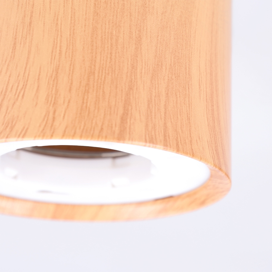 BRILAGI - Virziena gaismeklis SMOOTH 1xGX53/15W/230V 60x82 mm ozolkoka apdare