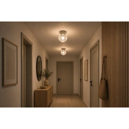 BRILAGI - Virziena gaismeklis STELLA 1xE27/60W/230V bēšs/zelts
