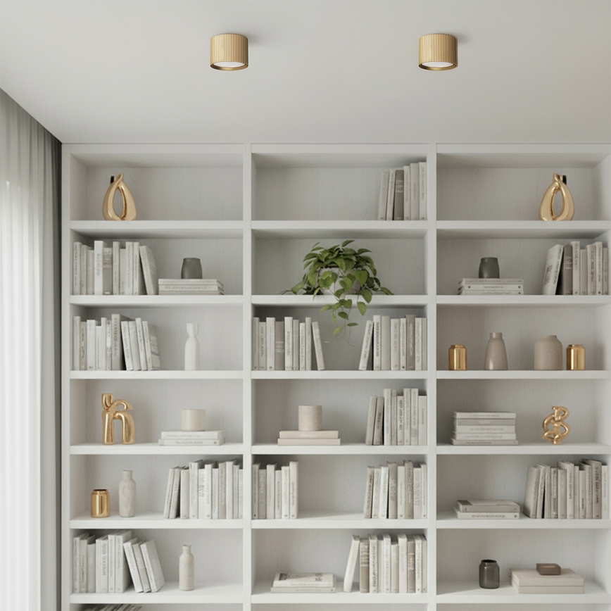 Brilagi - Virziena gaismeklis STRIPY 1xGX53/15W/230V zelta