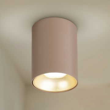 Brilagi - Virziena gaismeklis TRINE 1xGU10/30W/230V bēšs/zeltains