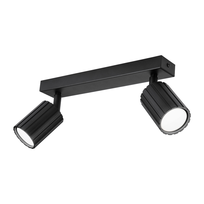 Brilagi - Virziena griestu gaismeklis CRISPINA 2xGU10/10W/230V melns