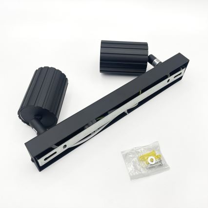 Brilagi - Virziena griestu gaismeklis CRISPINA 2xGU10/10W/230V melns