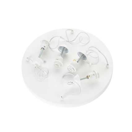 Brilagi – WABI SABI pakaramā lampa uz vada, 4xE27/40W/230V, Ø 90 cm, balta