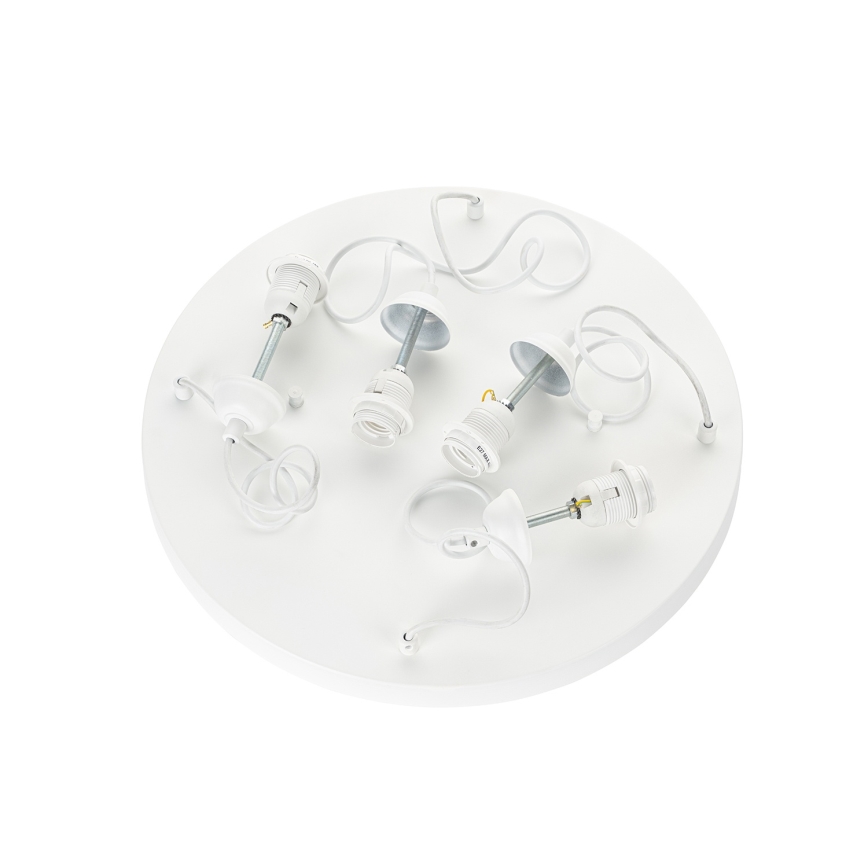 Brilagi – WABI SABI pakaramā lampa uz vada, 4xE27/40W/230V, Ø 90 cm, balta