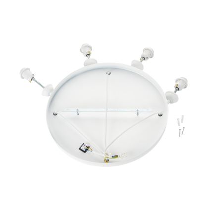 Brilagi – WABI SABI pakaramā lampa uz vada, 4xE27/40W/230V, Ø 90 cm, balta