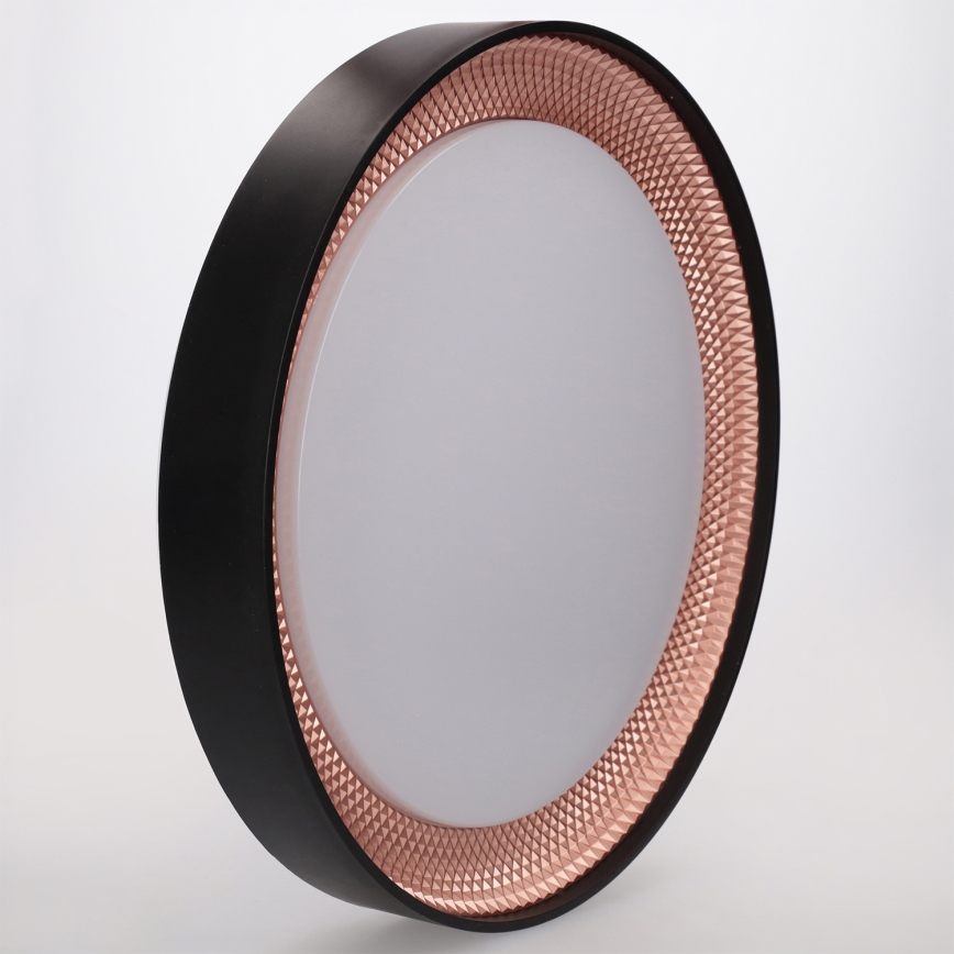 Brilagi - LED dimmējams griestu gaismeklis WALDO LED/48W/230V 3000–6500K Ø 40 cm melns/zelta + tālvadības pults
