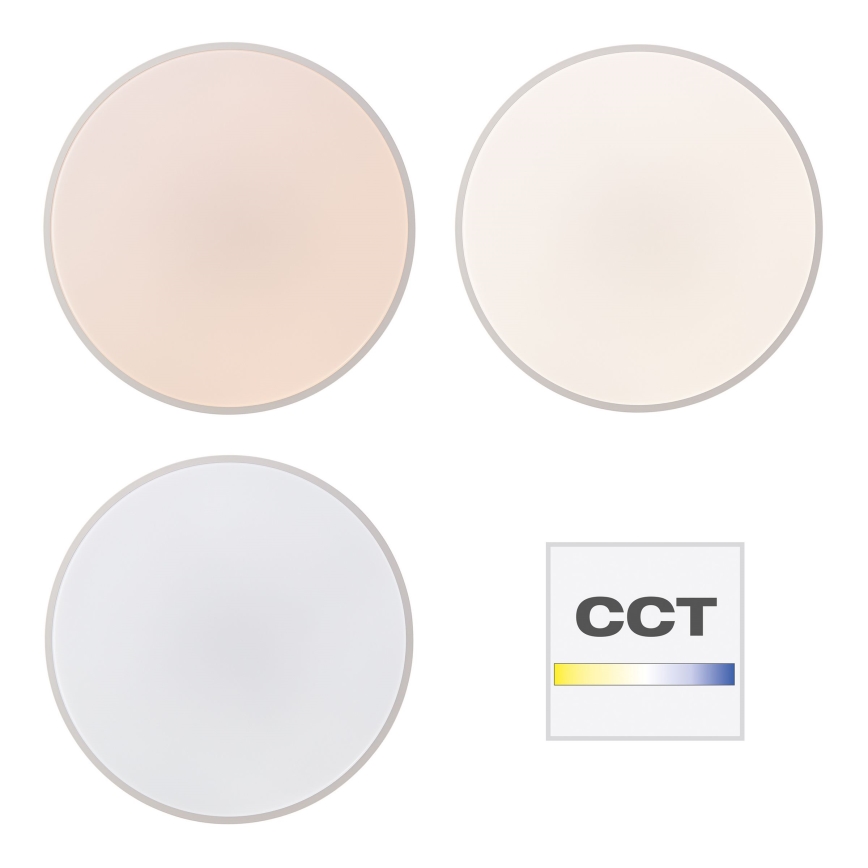 Brilliant - dimmējama LED griestu lampa SLIMLINE LED/60W/230V 3000–6500K, diametrs 49 cm, balta + tālvadība
