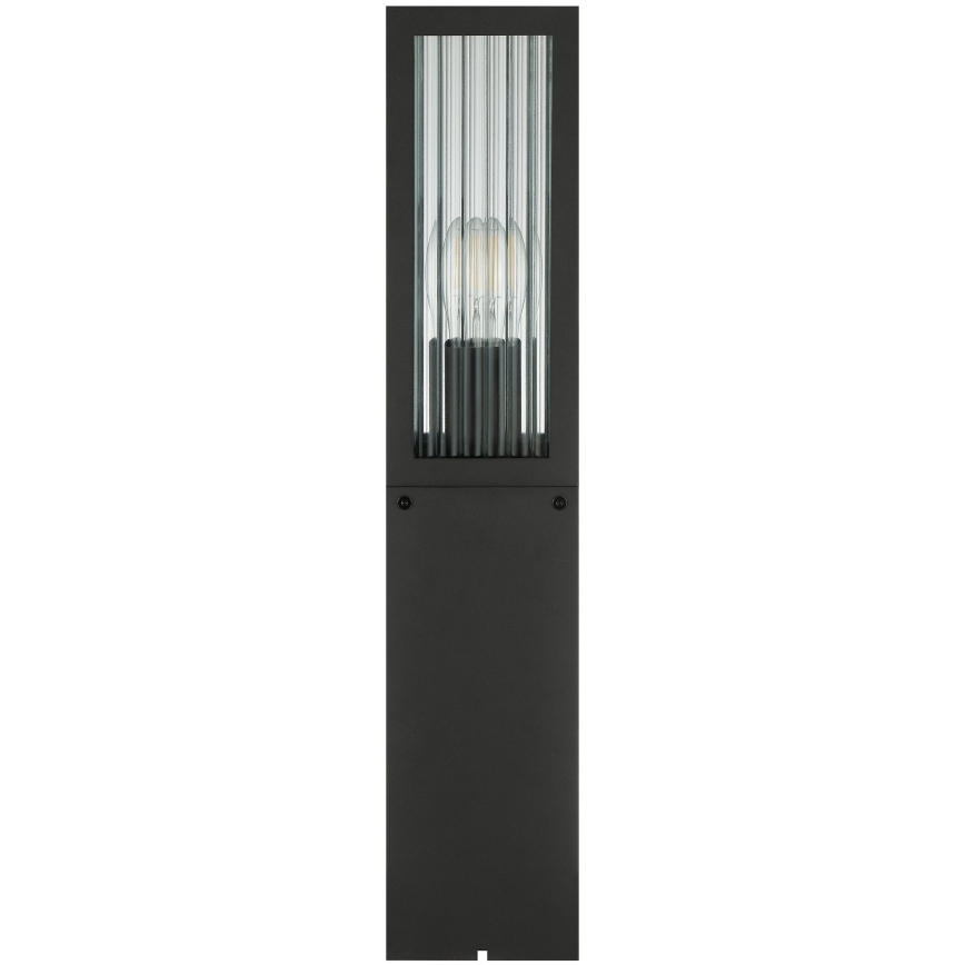 Brilliant - Āra lampa GETTA 1xE27/20W/230V 50 cm IP44 melna