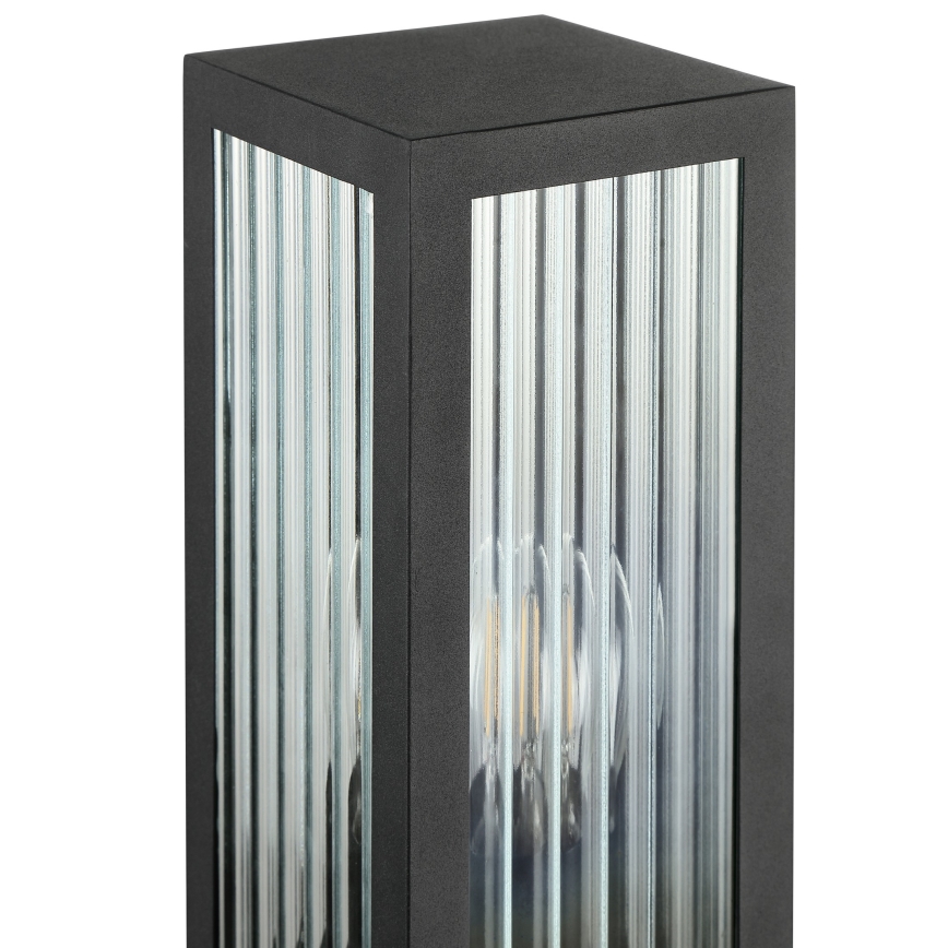 Brilliant - Āra lampa GETTA 1xE27/20W/230V 50 cm IP44 melna