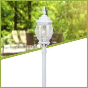 Brilliant - Āra lampa ISTRIA 1xE27/60W/230V 112 cm IP23 balta