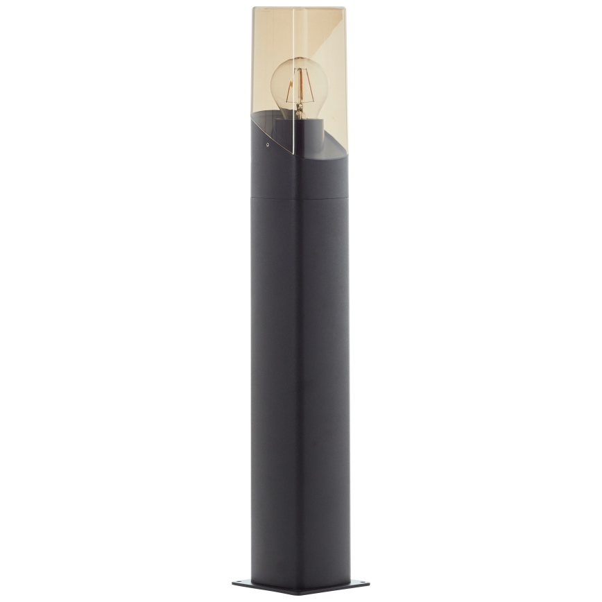 Brilliant - Āra lampa MINOU 1xE27/10W/230V 60 cm IP44 melna/dūmakains