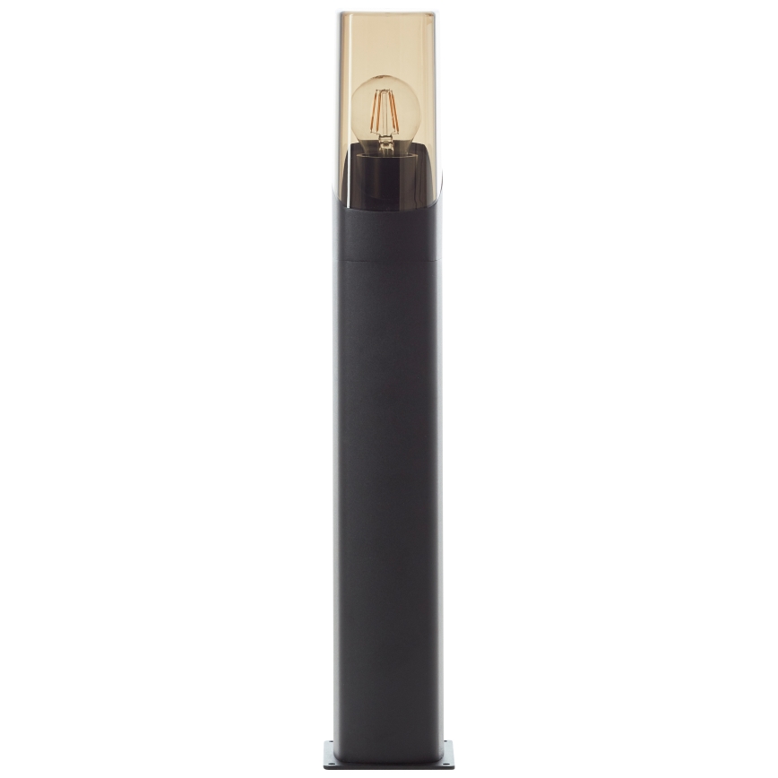Brilliant - Āra lampa MINOU 1xE27/10W/230V 60 cm IP44 melna/dūmakains