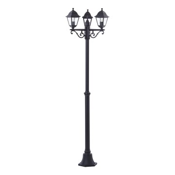 Brilliant - Āra lampa NISSIE 3xE27/60W/230V IP44 melna