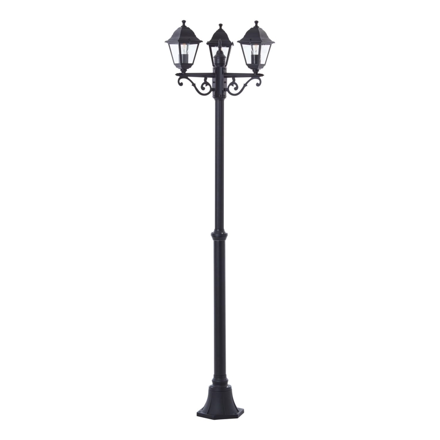 Brilliant - Āra lampa NISSIE 3xE27/60W/230V IP44 melna