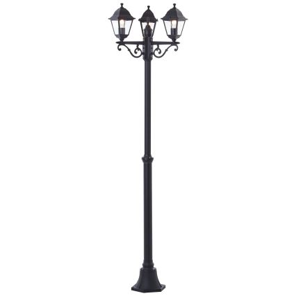 Brilliant - Āra lampa NISSIE 3xE27/60W/230V IP44 melna