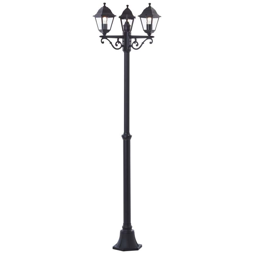 Brilliant - Āra lampa NISSIE 3xE27/60W/230V IP44 melna