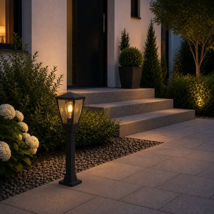 Brilliant - Āra lampa WESTDLIFF 1xE27/20W/230V 73,4 cm IP44 antracīta