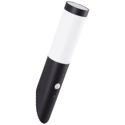 Brilliant - Āra sienas lampa ar sensoru KALEO 1xE27/10W/230V IP44 melna