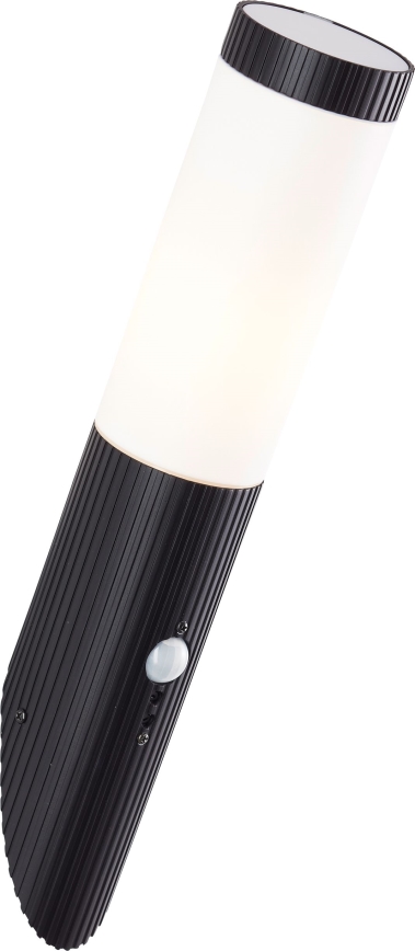 Brilliant - Āra sienas lampa ar sensoru KALEO 1xE27/10W/230V IP44 melna