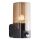 Brilliant - Āra sienas lampa ar sensoru MINOU 1xE27/10W/230V IP44 melna/dūmakains