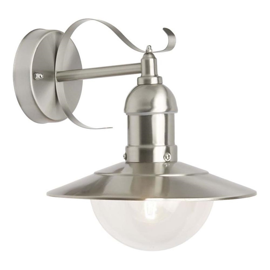 Brilliant - Āra sienas lampa ARTO 1xE27/60W/230V IP44 spīdīgi hromēts