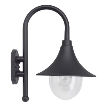 Brilliant - Āra sienas lampa BERNA 1xE27/60W/230V IP44 melna