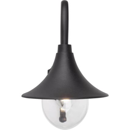 Brilliant - Āra sienas lampa BERNA 1xE27/60W/230V IP44 melna