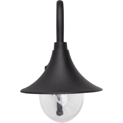 Brilliant - Āra sienas lampa BERNA 1xE27/60W/230V IP44 melna
