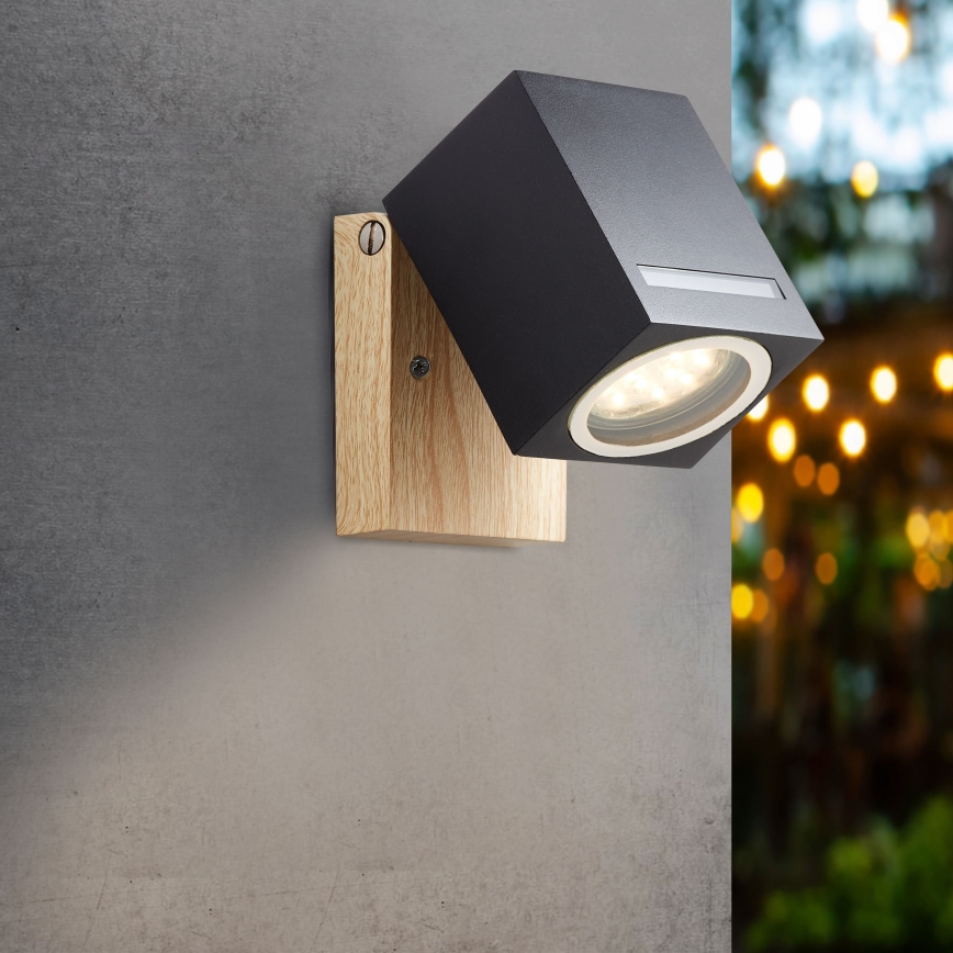 Brilliant - Āra sienas lampa GALENI 1xGU10/20W/230V IP44