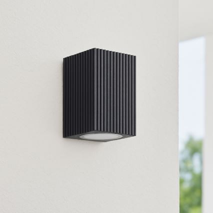 Brilliant - Āra sienas lampa JELANI 1xGU10/10W/230V IP44 melna