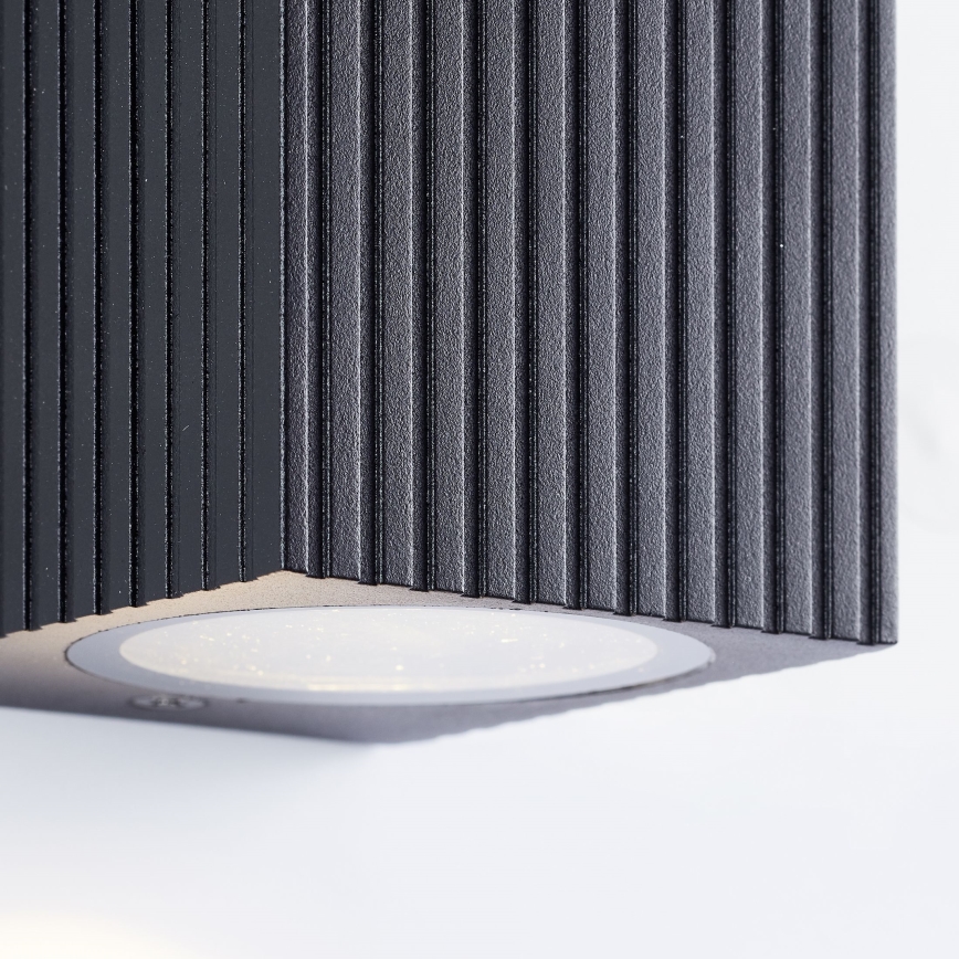 Brilliant - Āra sienas lampa JELANI 1xGU10/10W/230V IP44 melna
