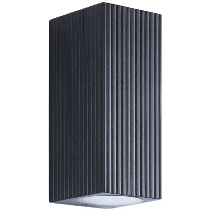 Brilliant - Āra sienas lampa JELANI 2xGU10/10W/230V IP44 melna