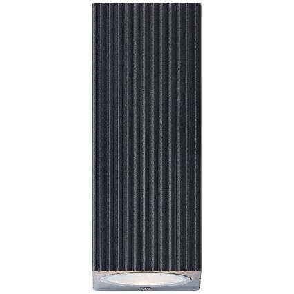 Brilliant - Āra sienas lampa JELANI 2xGU10/10W/230V IP44 melna