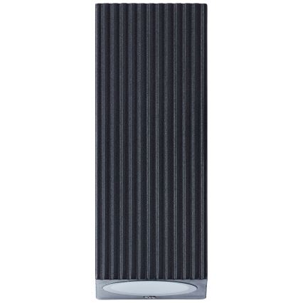 Brilliant - Āra sienas lampa JELANI 2xGU10/10W/230V IP44 melna
