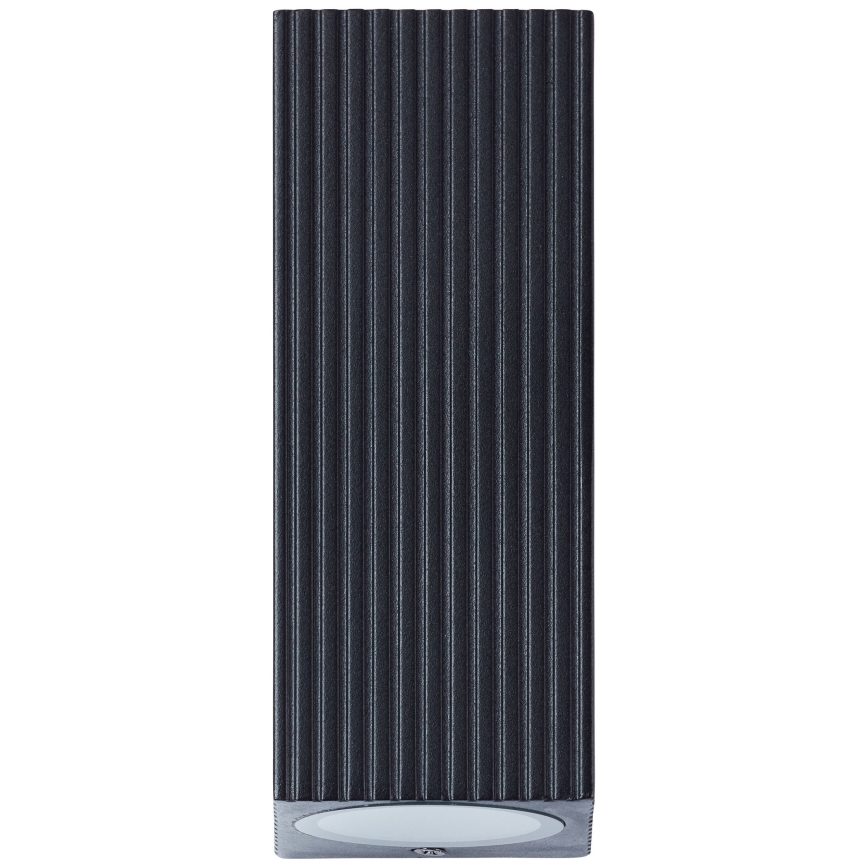 Brilliant - Āra sienas lampa JELANI 2xGU10/10W/230V IP44 melna