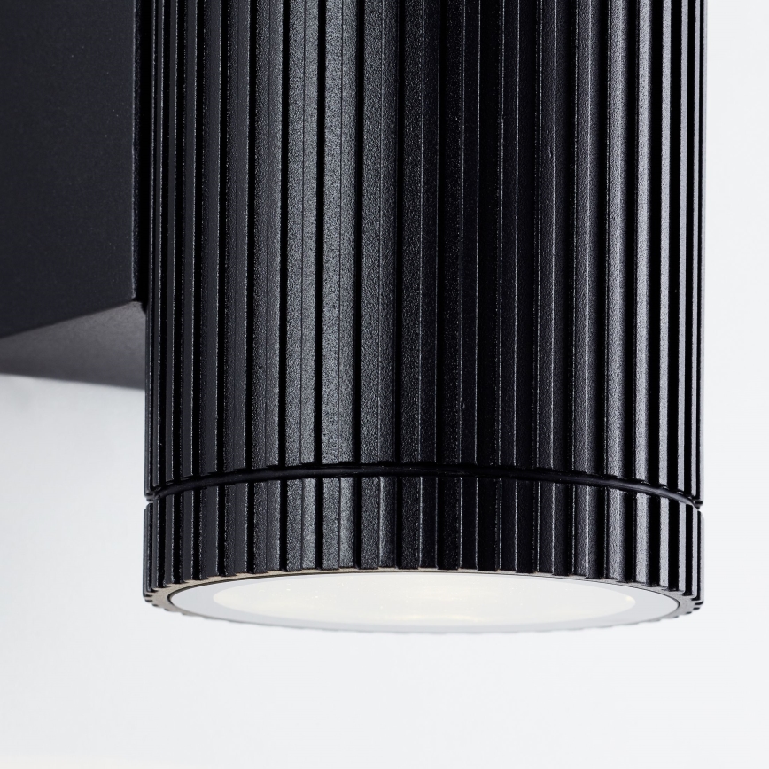 Brilliant - Āra sienas lampa KEOLA 1xGU10/10W/230V IP44 melna
